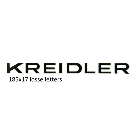 sticker word [kreidler] black/white