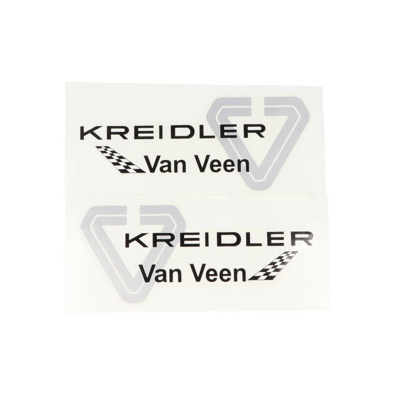 sticker Kreidler Van Veen black/grey