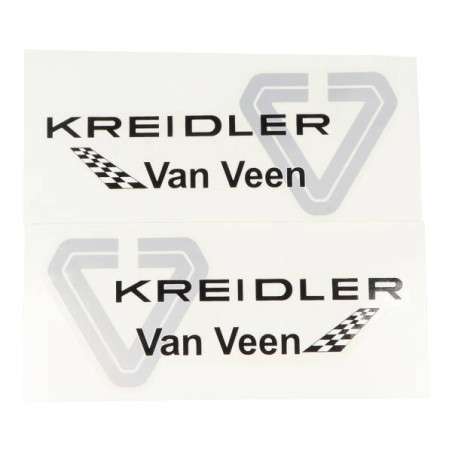 sticker Kreidler Van Veen black/grey