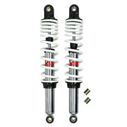 shock absorber set YSS 360mm chrome/white simson, kreidler rd220-360p-03-15p