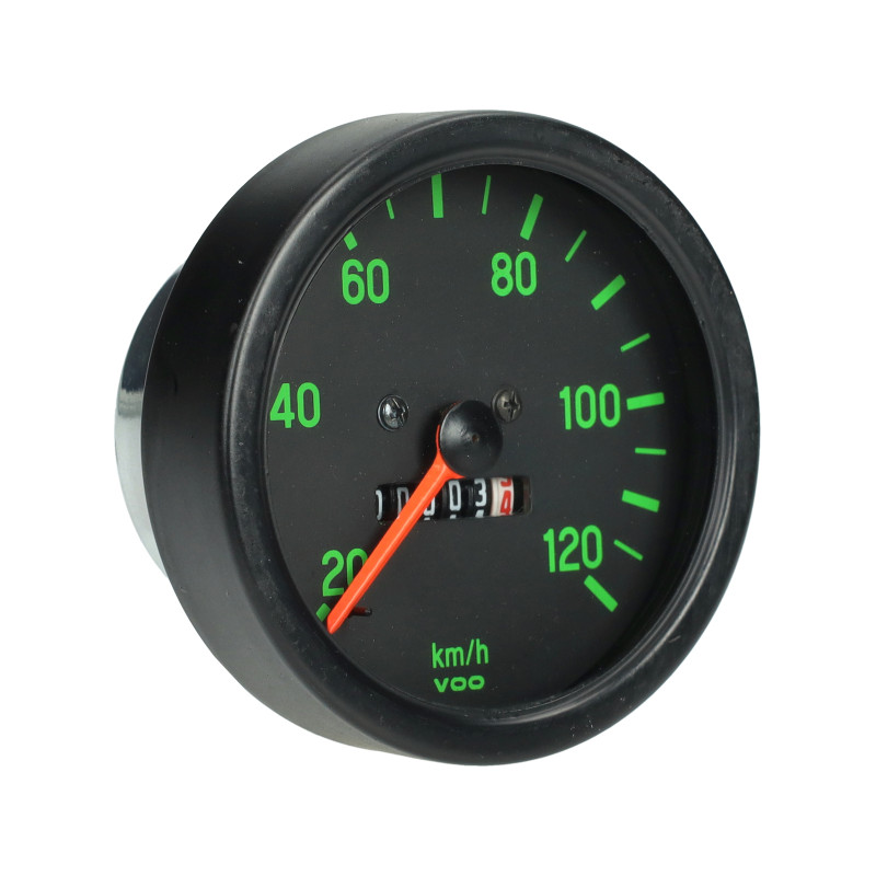 odometer 120km/h black/green kreidler