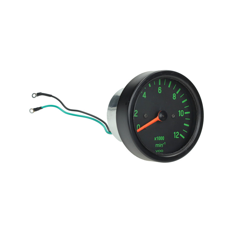 tachometer black/green kreidler