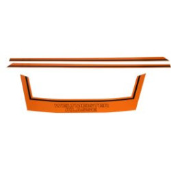 sticker set buddyseat Weltmeister Klasse orange kreidler