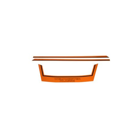 stickerset buddyseat Weltmeister Klasse oranje kreidler