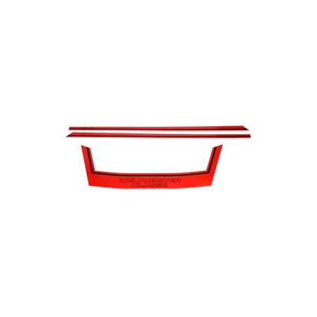 sticker set buddyseat Welmeister Class red kreidler