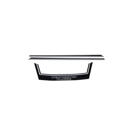 sticker set buddyseat Weltmeister Klasse black kreidler