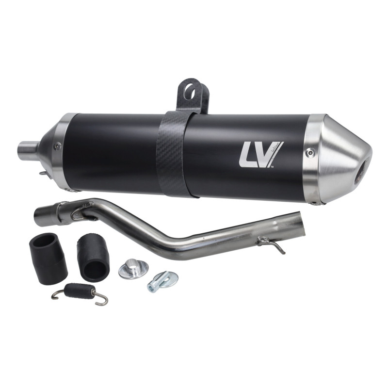 uitlaat Leovince x-fight black edition sherco SE-R, sherco SM-R 17010b