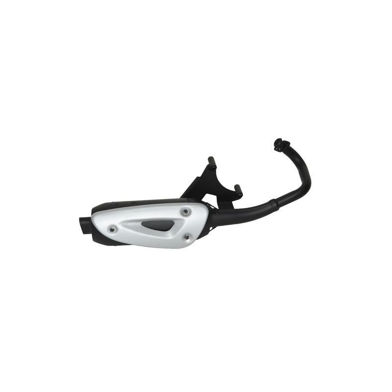 uitlaat tecno standaard model straight (made in EU) zwart sr piaggio blok