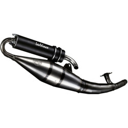 uitlaat Leovince hand made tt zwart minarelli hor 4039b