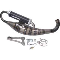 exhaust Malossi mhr testa rossa 94cc 52mm black minarelli hor 3219163
