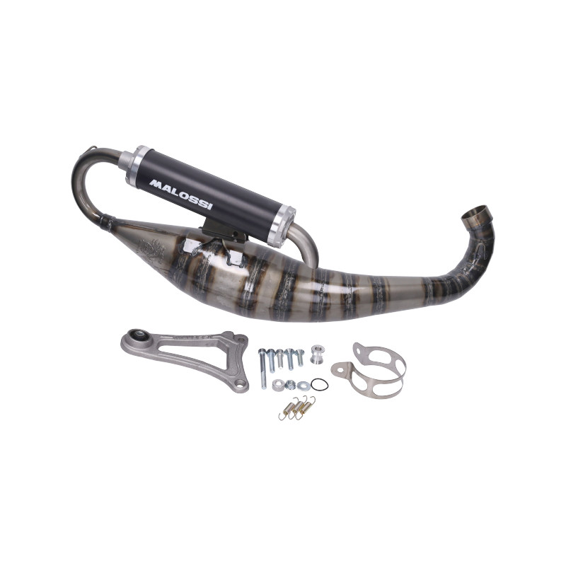 exhaust Malossi mhr testa rossa 94cc 52mm black minarelli hor 3219163