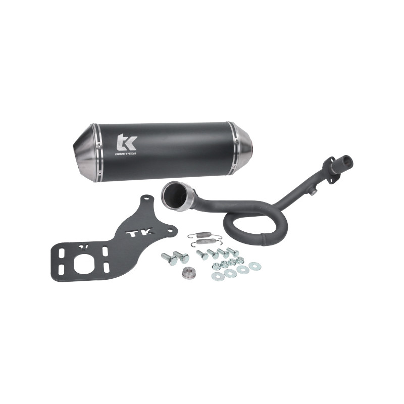 uitlaat Turbokit euro-5 50cc 4T 21-24 zwart mat aprilia, sxr