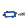 adapter Doppler reed valve + 4 bolts blue minarelli hor ac, minarelli hor lc 538405