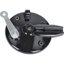 brake backing plate radial wheel (without brake segment) rear black flexer 233196