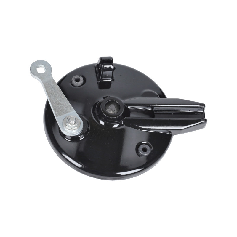 brake backing plate radial wheel (without brake segment) rear black flexer 233196