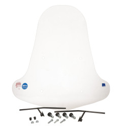 windshield Regia with mounting set (made in EU) AGM Goccia tomos 72cm clear agm Goccia GEV1000, Tomos A35