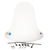 windscherm Regia met bevestigingsset (made in EU) hoog 72cm helder agm Goccia GEV1000, Tomos A35