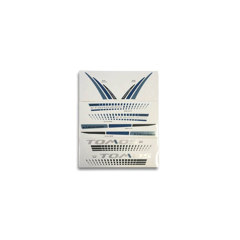 stickerset tomos 2015 zwart/blauw standard 080100