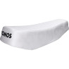 buddyseat (made in EU) met logo L/R wit tomos