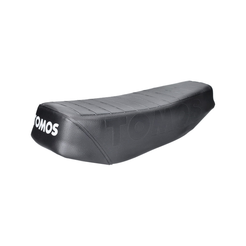 buddyseat (made in EU) met logo L/R zwart tomos