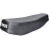buddyseat (made in EU) met logo L/R zwart tomos