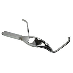 exhaust Tecno high fish high/fish 28mm chrome Tomos, a3, a35