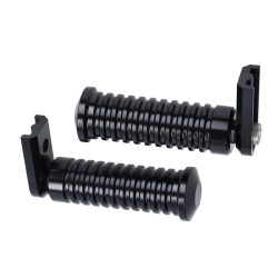 footpeg set Fast Arrow Pro cnc universal CNC black a3, Tomos A35