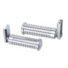 voetsteunset Fast Arrow Pro cnc universeel rond aluminium a3, Tomos A35