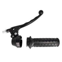 throttle/brake lever complete right black a3, camino, Tomos A35
