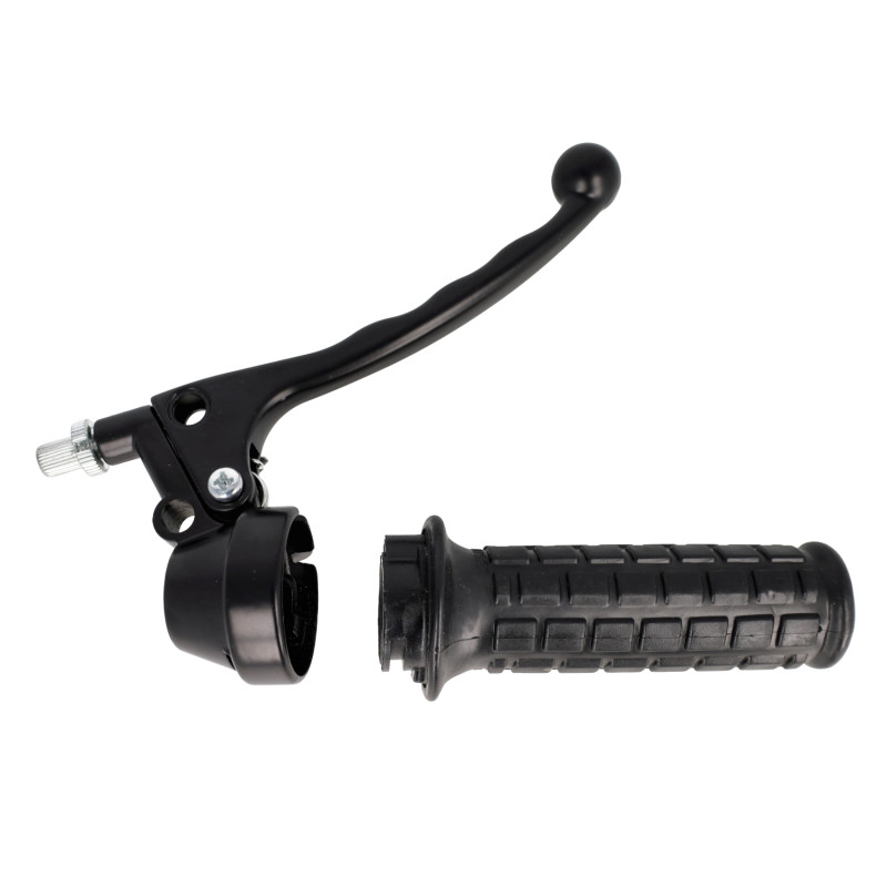 throttle/brake lever complete right black a3, camino, Tomos A35