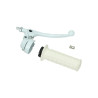 throttle/brake lever Lusito complete made in EU right white a3, camino, Tomos A35