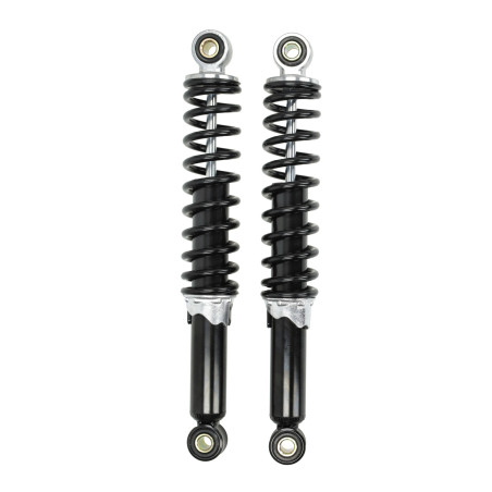schokbrekerset DMP 280mm zwart camino, citta, puch maxi, tomos