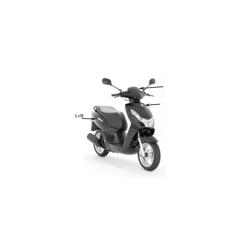 stickerset Peugeot origineel kisbee 2t 802459