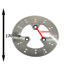 brake disc Peugeot original 170mm kisbee 4t 778640