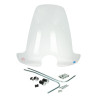 windscherm Regia met bevestigingsset hoog (made in EU) mod. orig 65cm helder django
