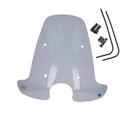windscherm Regia met bevestigingsset hoog (made in EU) 65cm smoke django