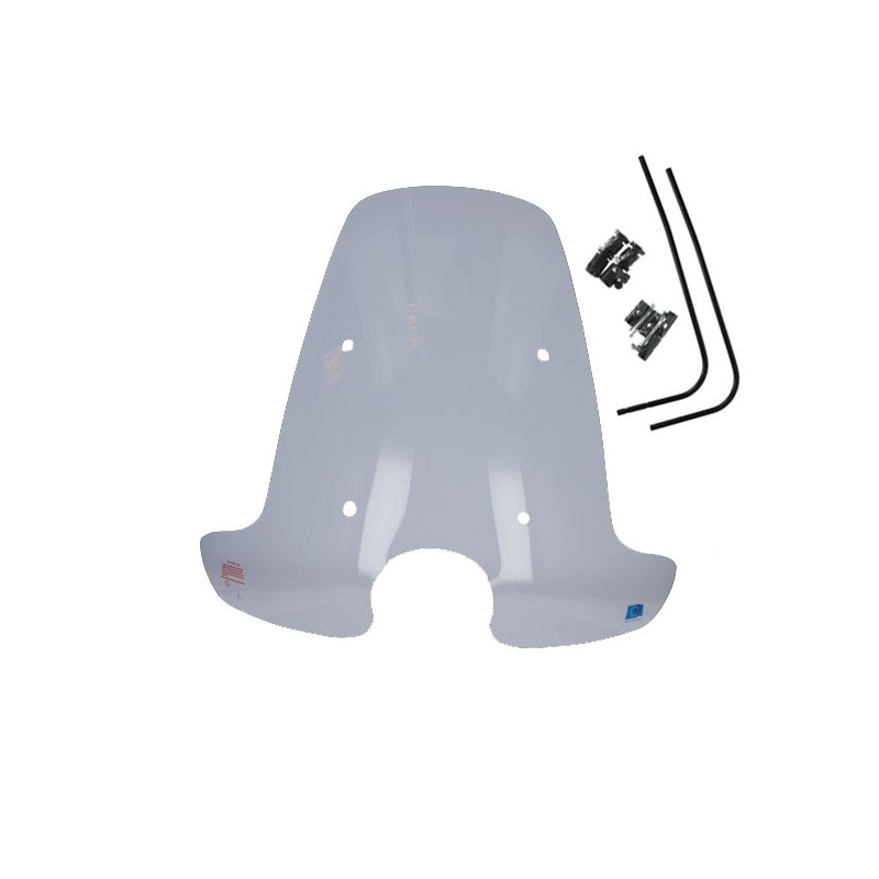 windshield Regia with mounting set high (made in EU) 65cm smoke django