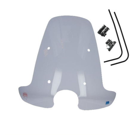 windscherm Regia met bevestigingsset hoog (made in EU) 65cm smoke django
