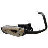 exhaust Tecno standard model straight 25km (made in EU) black viva