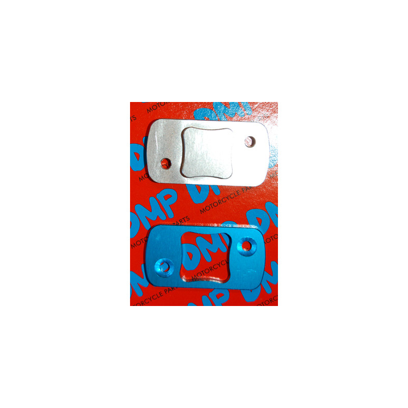 rempotdeksel DMP cnc gefreesd chroom/blauw 2-delig speedfight op op