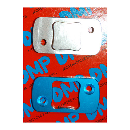rempotdeksel DMP cnc gefreesd chroom/blauw 2-delig speedfight op op