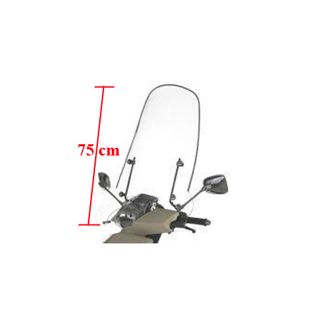 windshield Peugeot original with mounting set high 75cm clear viva from2008 pg530-viv-00l