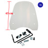 windshield Regia with mounting set high (made in EU) clear baotian, BTC Roma, livorno, speedy, v-clic