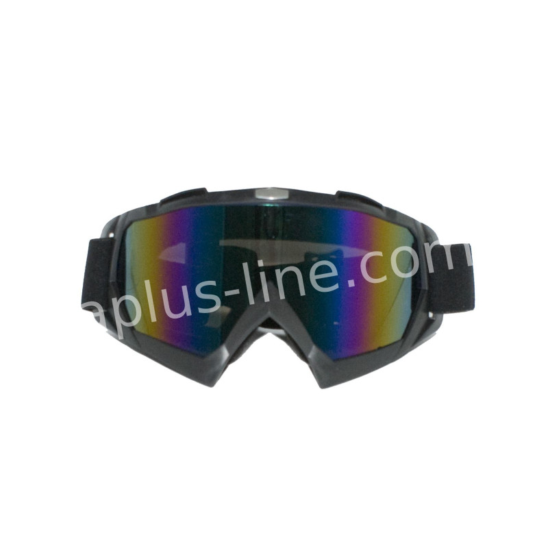 BRIL APLUS CROSS ZWART MET IRIDIUM GLAS