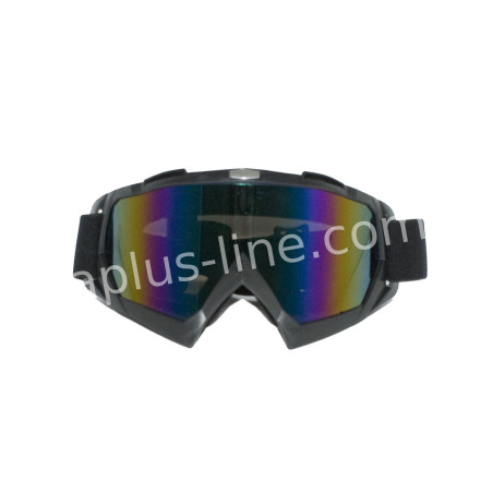 BRIL APLUS CROSS ZWART MET IRIDIUM GLAS
