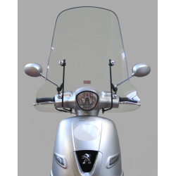 windscherm Peugeot origineel met bevestigingsset hoog 70cm helder django pg530-dja-00l