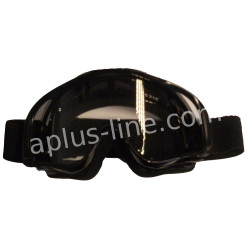 BRIL APLUS CROSS ZWART TRANSPARANT GLAS