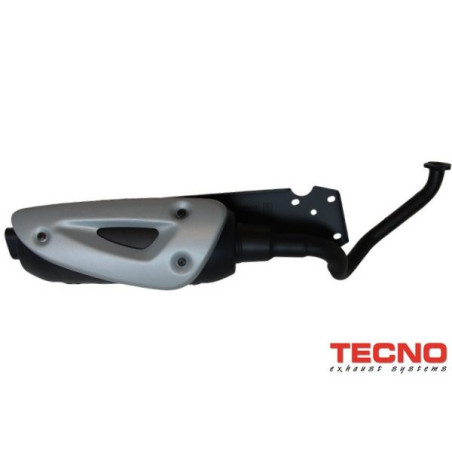 exhaust Tecno standard model straight black fox2003