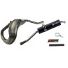 exhaust Turbokit e-approval left 07-2018 w/o paint/black senda, sx