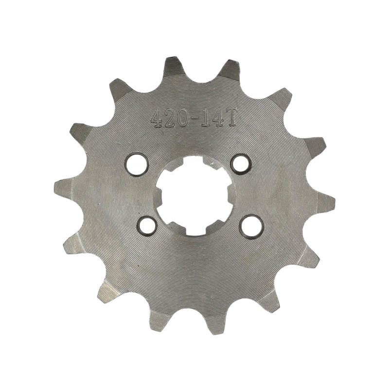 front sprocket euro-2/3/4 - 420 - 14t derbi